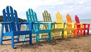 Beach Color Palettes From The Shore Beach Bliss Living Colorful Adirondack Chairs Polywood Outdoor Furniture Outdoor