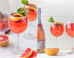 Pink Champagne Sangria Recipe Video The Cookie Rookie