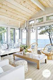 A formal, ladylike palm beach home by designer meg braff. Makeovers Sarah Richardson Design Beach House Living Room Beach House Interior Beach Living Room