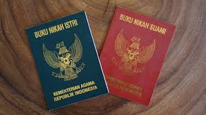 Jual desain custom cover buku panduan upacara pemberkatan nikah gereja katolik bali. Gambar Buku Nikah Istri
