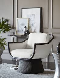 Palecek Baldwin Swivel Lounge Chair Large Pole Rattan Frame With Pencil Pole Rattan Base Accented With Leather Bin Furniture Modern Sofa Designs Luxury Chairs