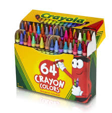 Crayola Colors Crayons Colorful Kids 64 Colored Pencils Drawing Marker Case Set Crayon Crayola Kids Crayon Set