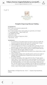 Pumpkin Ginger Snap Banana Pudding Magnolia Bakery Banana Pudding Magnolias Bakery Magnolia Bakery Banana Pudding