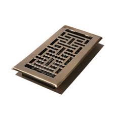 Decor Grates Ajh212 Nkl Oriental Steel Plated Floor Register 8 Pack Floor Registers Oil Rubbed Bronze Decor Bronze Decor
