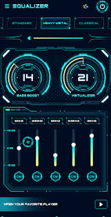 Let your device's voice sounds more comfortable. Equalizer Bass Boost Apk