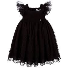 Givenchy Kids Black Silk Lace Dress At Childrensalon Com Kids Party Dresses Girls Dresses Dresses