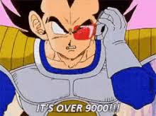 I don't make any of these. Vegeta Power Level Over 9000 Gifs Tenor