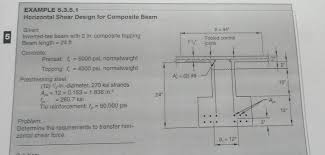 Example 5 3 5 1 Horizontal Shear Design For Composite Chegg Com