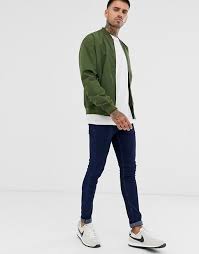 Pull Bear Join Life Bomber Jacket In Khaki Asos Bomber Jacket Olive Bomber Jacket Jackets