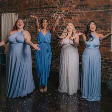 Monday Blues The Henkaa Way Infinity Dress Ways To Wear Taupe Bridesmaid Dresses Convertible Bridesmaid Dress