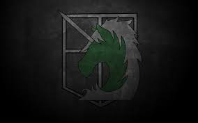 The second season of the attack on titan anime television series was produced by ig port's wit studio, chief directed by tetsurō araki and directed by masashi koizuka. Green And Gray Horse Attack On Titans Logo Shingeki No Kyojin Hd Wallpaper Wallpaper Flare