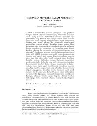 Makro ekonomi pengantar untuk manajemen detri karya syamri rajagrafindo persada. Pdf Kebijakan Moneter Dalam Perspektif Ekonomi Syariah