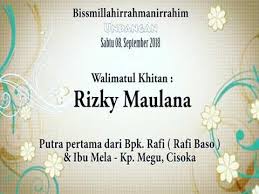 .undangan pernikahan dan juga khitanan. Undangan Khitanan Anak Word Pusat Khitan Anak