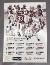 Find out the latest game information for your favorite ncaaf team on cbssports.com. 2019 Alabama Crimson Tide Football Schedule Magnet Tua Tagovailoa Najee Harris Ebay