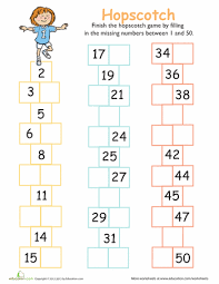 Hop To The Missing Numbers Worksheet Education Com Kids Math Worksheets Kindergarten Math Worksheets Preschool Math Worksheets