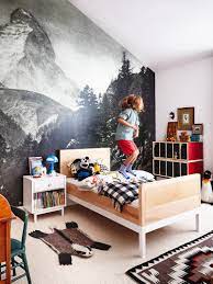 Follow the vibe and change your wallpaper every day! Fun Wallpaper For Boysrooms By Kids Interiors