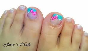 Remojar las uñas afectadas con el jugo de una cebolla. Francesitas Y Lazos Nail Designs Valentines Toe Nail Designs Toe Nails