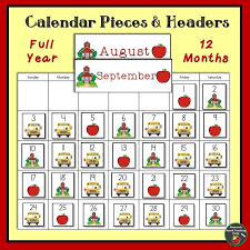 Key Words Classroom Calendar Calendar Pieces Patterns Math Pre K Kindergarten First Grade Home School Specia Calendar Math Math Patterns Learning Math