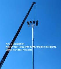 80 Foot Stralos Series - Stadium Light Pole | High Mast ...