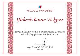 Evet, bütünleme sınavına girmiş olsanız bile onur belgesi alabilirsiniz. Aof Onur Ve Yuksek Onur Belgesi Sartlari Adalet Okuyorum