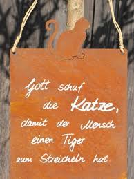 Edelrost Schild Katze Wunderschones Edelrost Schild Mit Einer Katze Als Dekoration Fur Haus Und Garten Spruche Lustige Zitate Und Spruche Gedichte Und Spruche