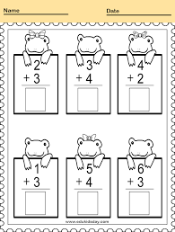 This bundle is exactly what you need. Free Printable Kindergarten Math Worksheets Practice Adding And Counting Edukidsday Com