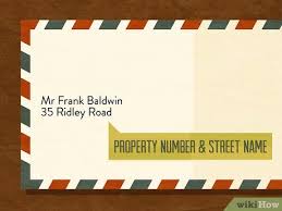 The name and address go on the bottom left corner of the front of the envelope or parcel. How To Put An Address On An Envelope Great Britain Wikihow