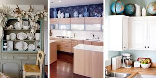 See more ideas about above kitchen cabinets, decorating above kitchen cabinets, above cabinets. 14 Genius Ideas For The Awkward Space Above Your Kitchen Cabinets Above Kitchen Cabinets Space Above Kitchen Cabinets Decorating Above Kitchen Cabinets