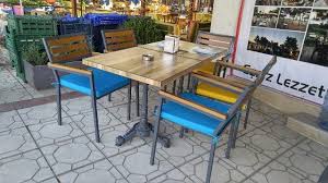 Dis Mekan Minderleri Kadi Koy Cafe In 2020 Outdoor Furniture Sets Outdoor Tables Outdoor Furniture