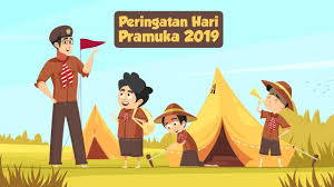 Gambar animasi orang mengaji download now gambar kartun anak sedang. Peringatan Hari Pramuka 2019 Youtube