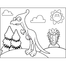 100% free dinosaur coloring pages. Parasaurolophus Coloring Page