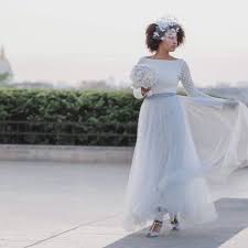 Brautkleid nach maß in wien. Brautkleider In Blau Farbige Brautrocke Und Tops Noni