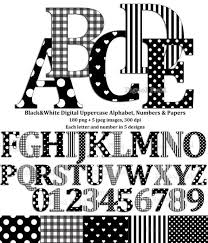 Black And White 2 Battle Of The Gods Digital Download Black And White Uppercase Alphabet And Number Clip Art Set Digital Scrapbooking Paper Printable Digital Letters Uppercase Alphabet Clip Art Black And White