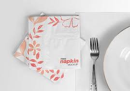 Free Napkin Mockup Psd In 2020 Napkins Mockup Free Mockup