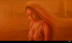 Nicki minaj has shared the video for 'ganja burn', the opening track from her new album 'queen'. Nicki Minaj Spits Fire In A Desert In New Ganja Burn Music Video