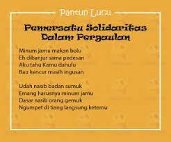 By smktatb on 20/12/2013 at 9:52 pm. Pantun Pergaulan Mudah
