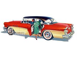Image result for Titian Red 1955 Buick