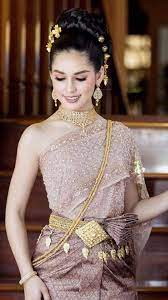 Khmer Wedding Costume Cambodian Wedding Dress Thai Wedding Dress Cambodian Dress