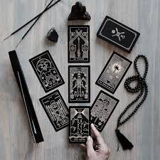 Black And Gold Tarot Deck Golden Thread Tarot Deck Golden Thread Tarot Tarot Cards Art Modern Tarot Deck