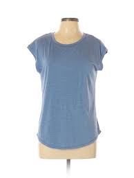 Details About Yogalicious Women Blue Active T Shirt M
