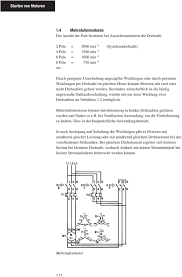 Hallo zusammen, muss ich beim umschalten einer dahlanderschaltung eine pause zwischen schnell und langsam einlegen oder kann ich direkt von langsam auf schnell bzw. Grundlagen Fur Die Praxis Starten Von Motoren Pdf Kostenfreier Download