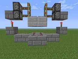 Any block to fill in the excess holes in the ground. Smallest 2x2 Piston Door Minecraft Map