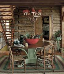 Our breathtaking dining room rustic furniture in hickory, cedar log, and barnwood will create a stunning area in your cabin theme home. Log Cabin House Tour Decorating Ideas For Log Cabins