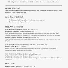 College Senior Resume Example And Writing Tips
