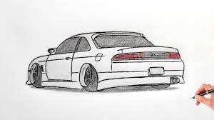 Download 64 jdm art stock illustrations, vectors & clipart for free or amazingly low. How To Draw A Nissan Silvia S14 Stance Drawing A 3d Car Coloring Nissan Silvia S 14 Kouki Jdm Youtube