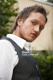 Groom Portrait Stock Photo