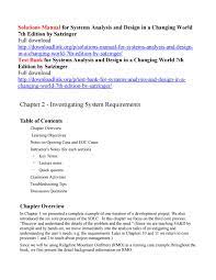 Solutions Manual For Systems Analysis And Design In A Changing World 7th Edition By Satzinger By Hass111 Issuu