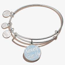 Never Give Up Charm Bangle Alex And Ani