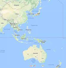 Australia japan map illustrations & vectors. Jungle Maps Map Of Japan And Australia