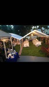 Elegant Back Yard Party Set Up Backyard Party Yard Party Backyard